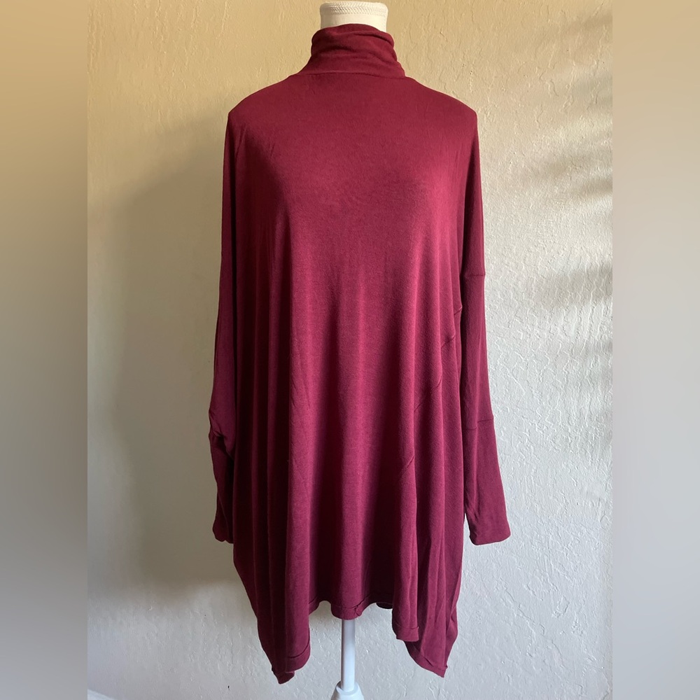 Free people burgundy top